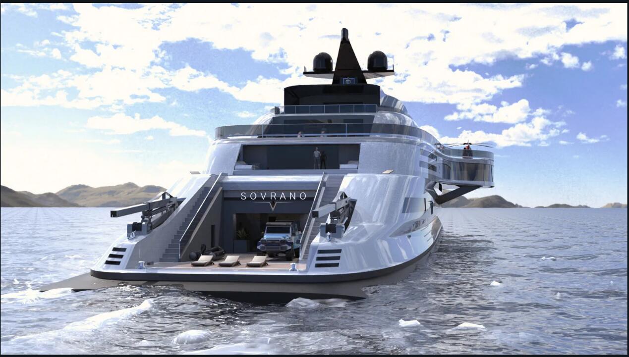 Lazzarini reveals extreme 169m concept named Sovrano