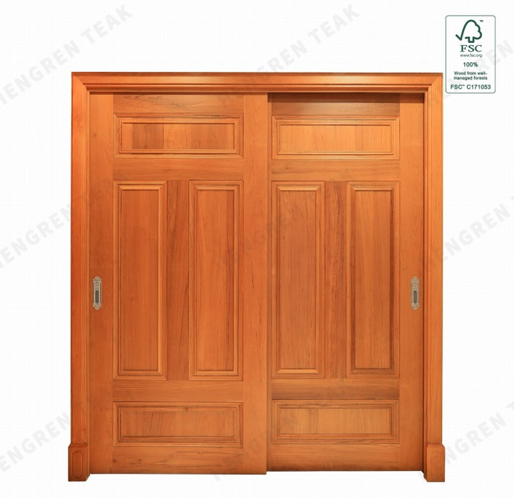 Teak door and door frame
