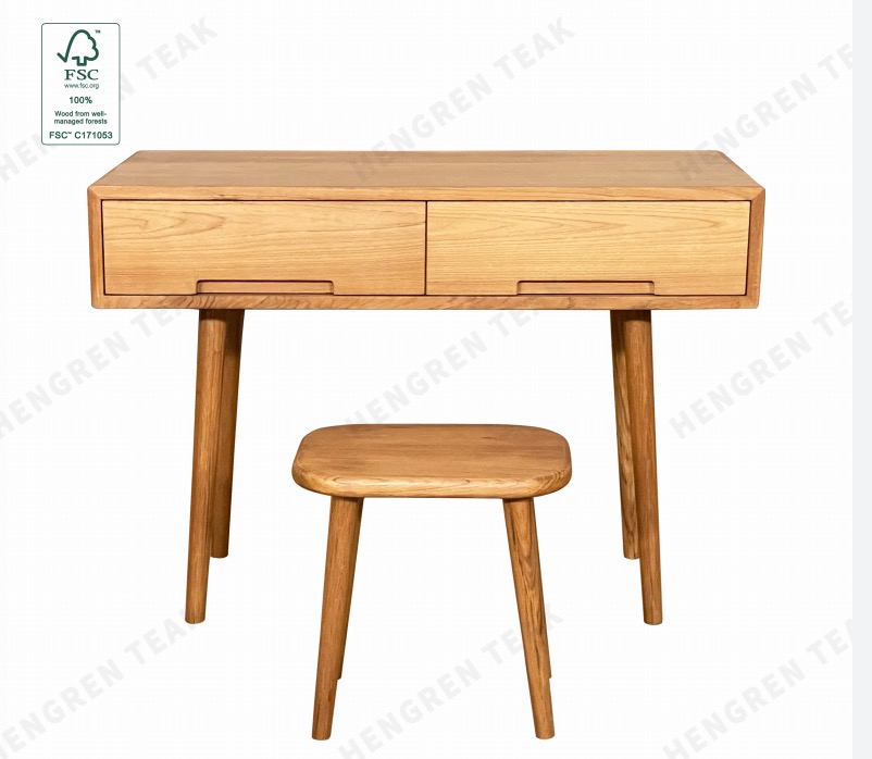 Teak dressing table set