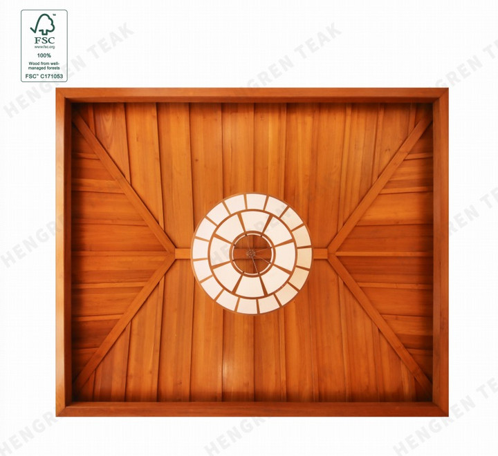 Teak ceiling