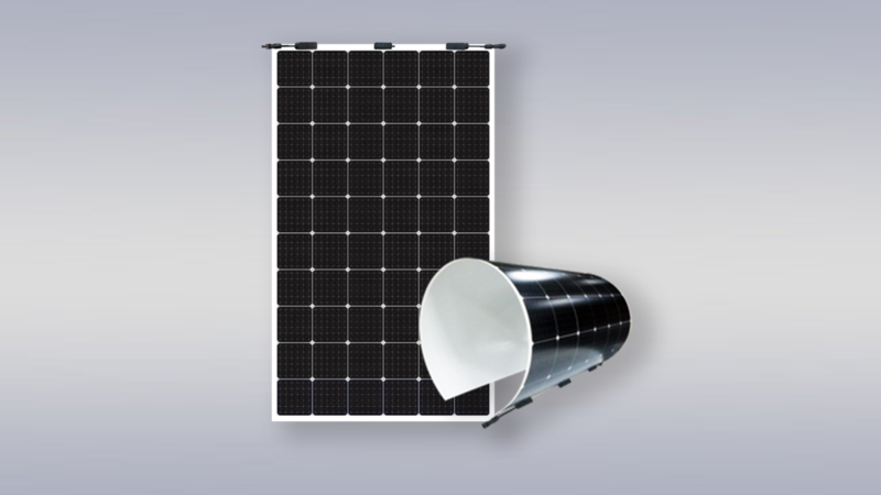 Flexible monocrystalline silicon high-efficiency photovoltaic modules
