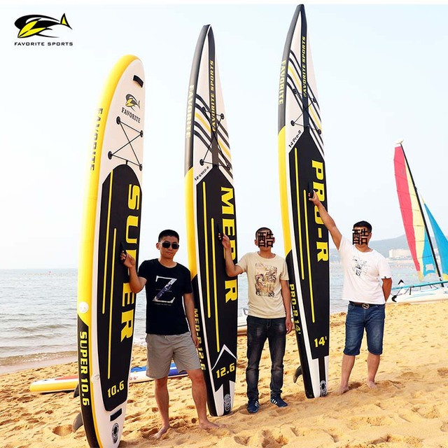 Stand-up 14-foot professional carbon fiber racing inflatable paddle board /surfboard adult Sup paddle board