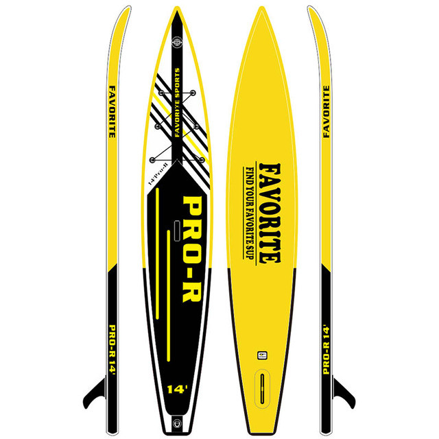 Stand-up 14-foot professional carbon fiber racing inflatable paddle board /surfboard adult Sup paddle board