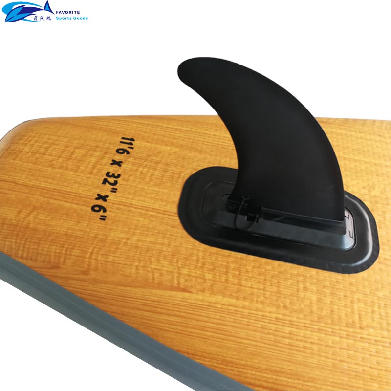 Favorite Favori SUP paddle board plug-in removable large fin competition paddling surfboard tail fin