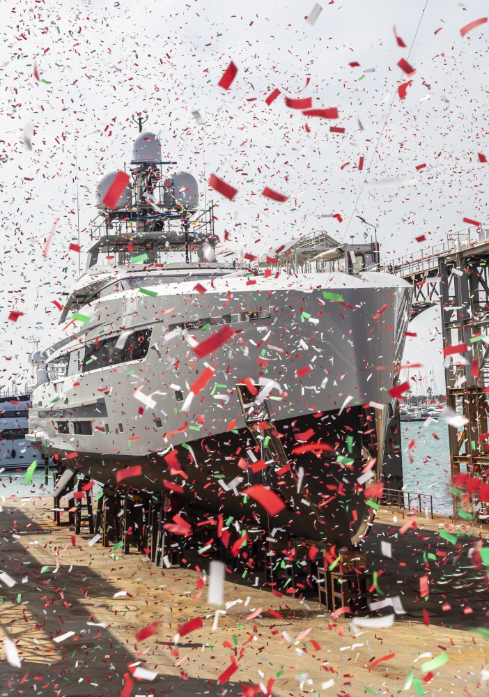 Tankoa Yachts launch 4th hull of its 50m hybrid series