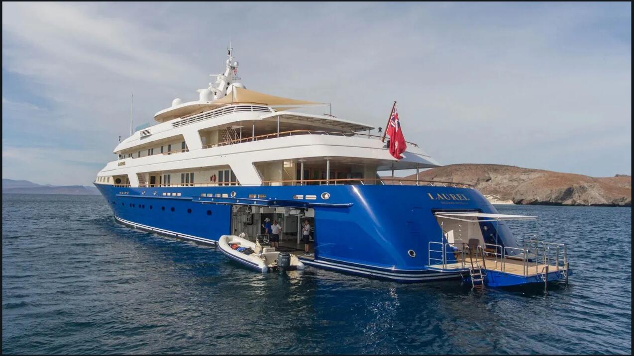 73m Delta Marine motor yacht Laurel listed for sale