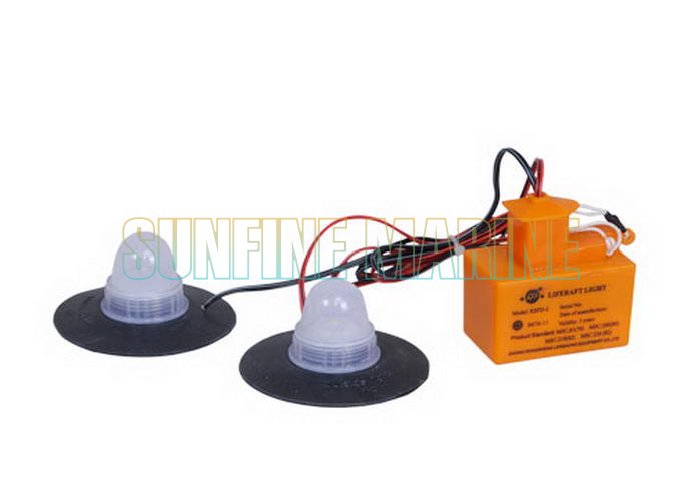 EC Life raft light with lithium cell