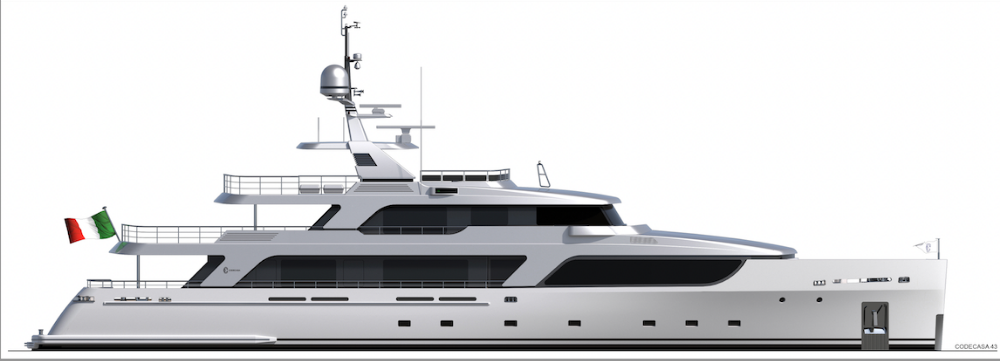 New Codecasa 43 under construction in Viareggio