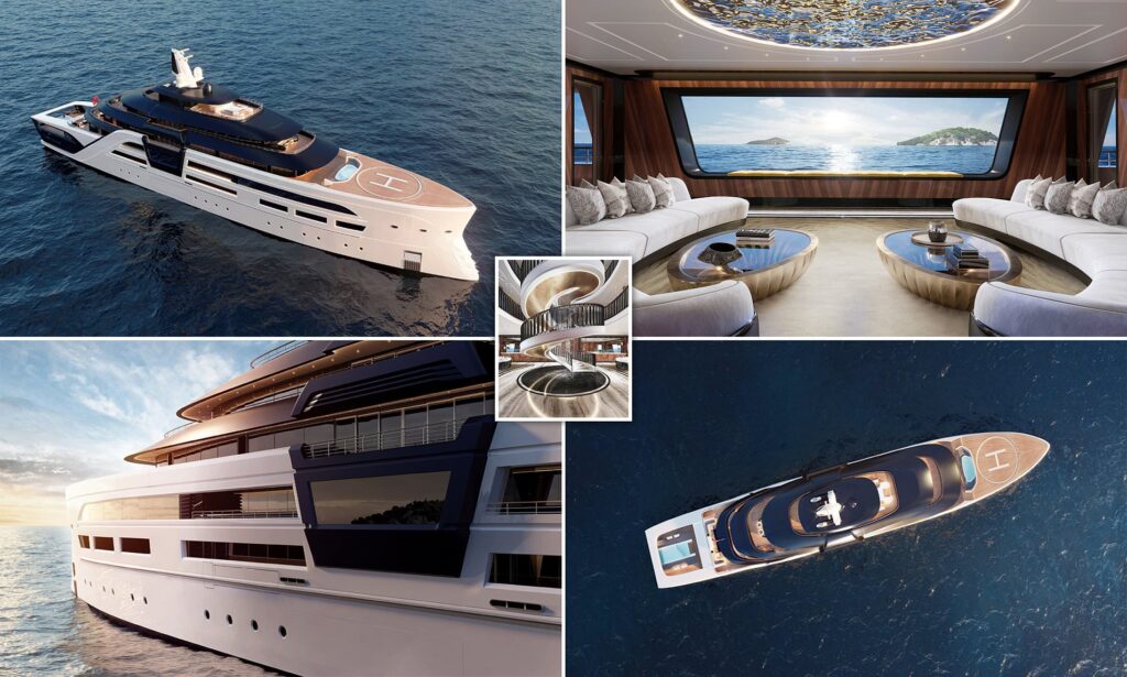 A Mega Yacht Worthy of Featuring in a James Bond Movie