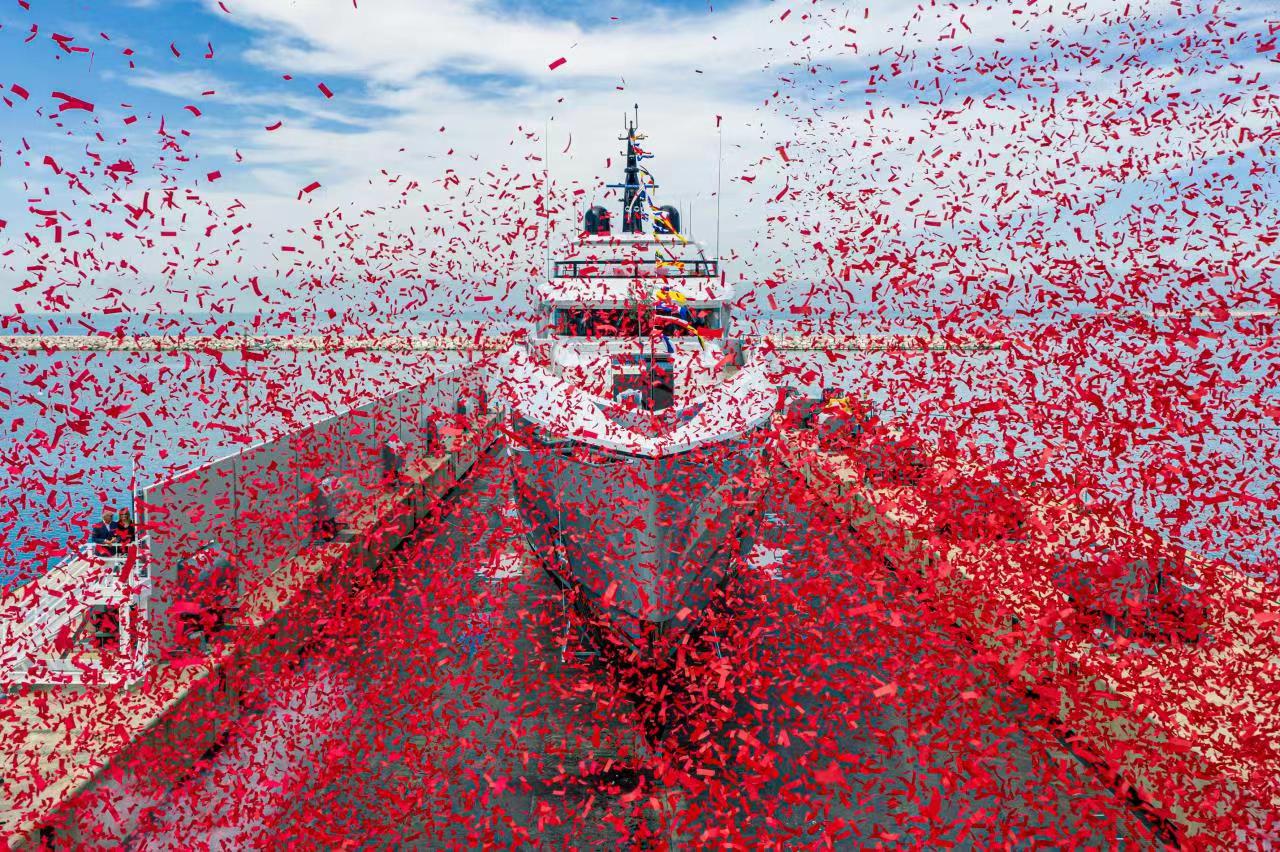 45m Aria SF Launched by ISA Yachts