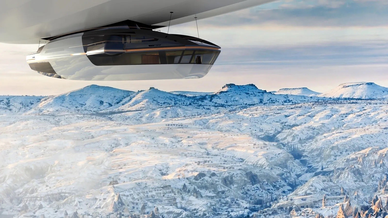 60m Airship-yacht Concept Revealed by AirYacht