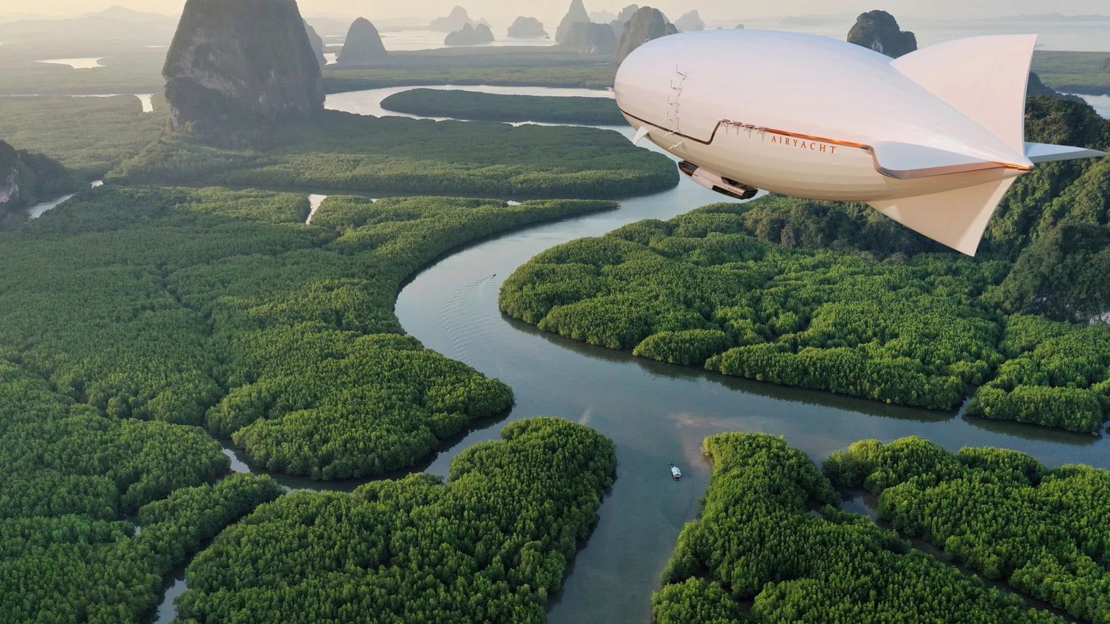 60m Airship-yacht Concept Revealed by AirYacht