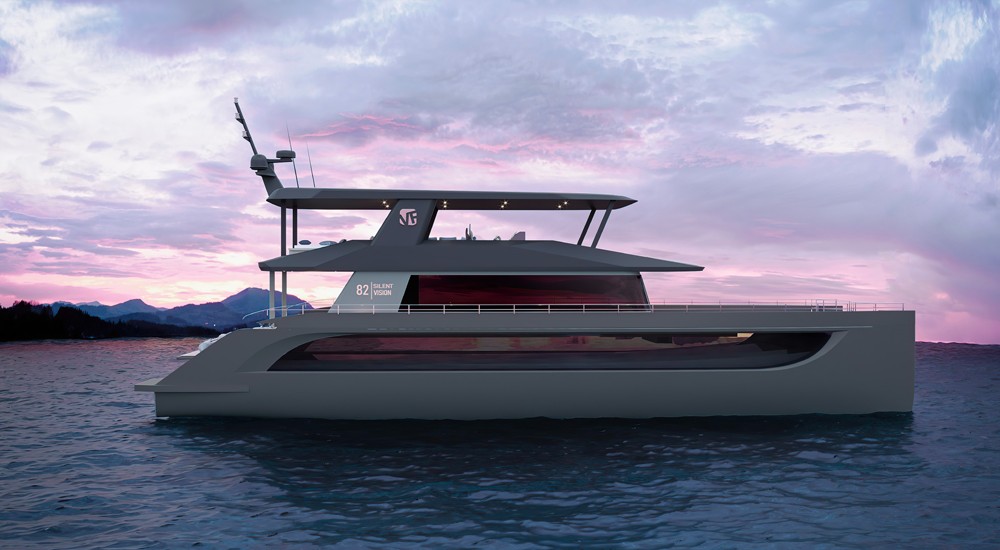 New Hybrid Model Silent VisionF 82 Revealed by Silent-Yachts and VisionF Yachts
