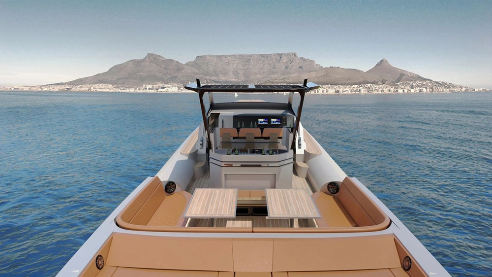 This Lightweight 45-Foot ‘Pocket Superyacht’ Is a Luxurious, Solar-Powered Speed Machine