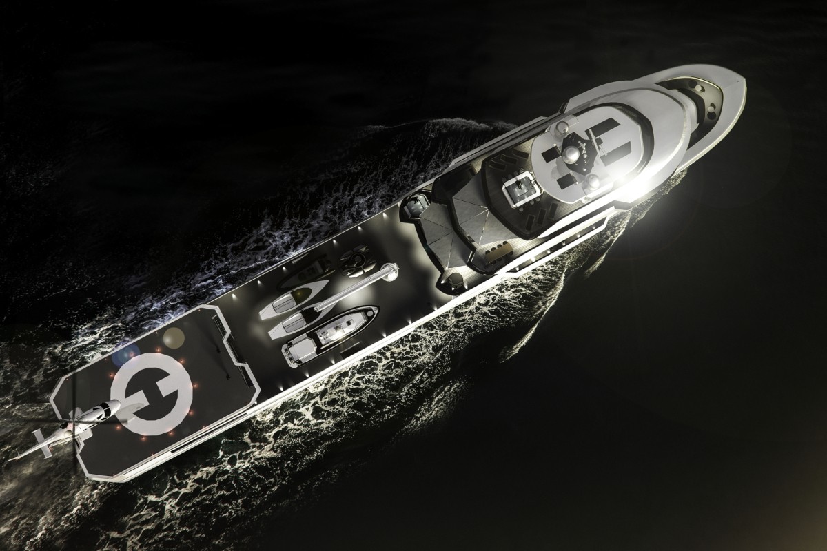 88m Eco-concept Utopia at Sea Revealed by Vripack