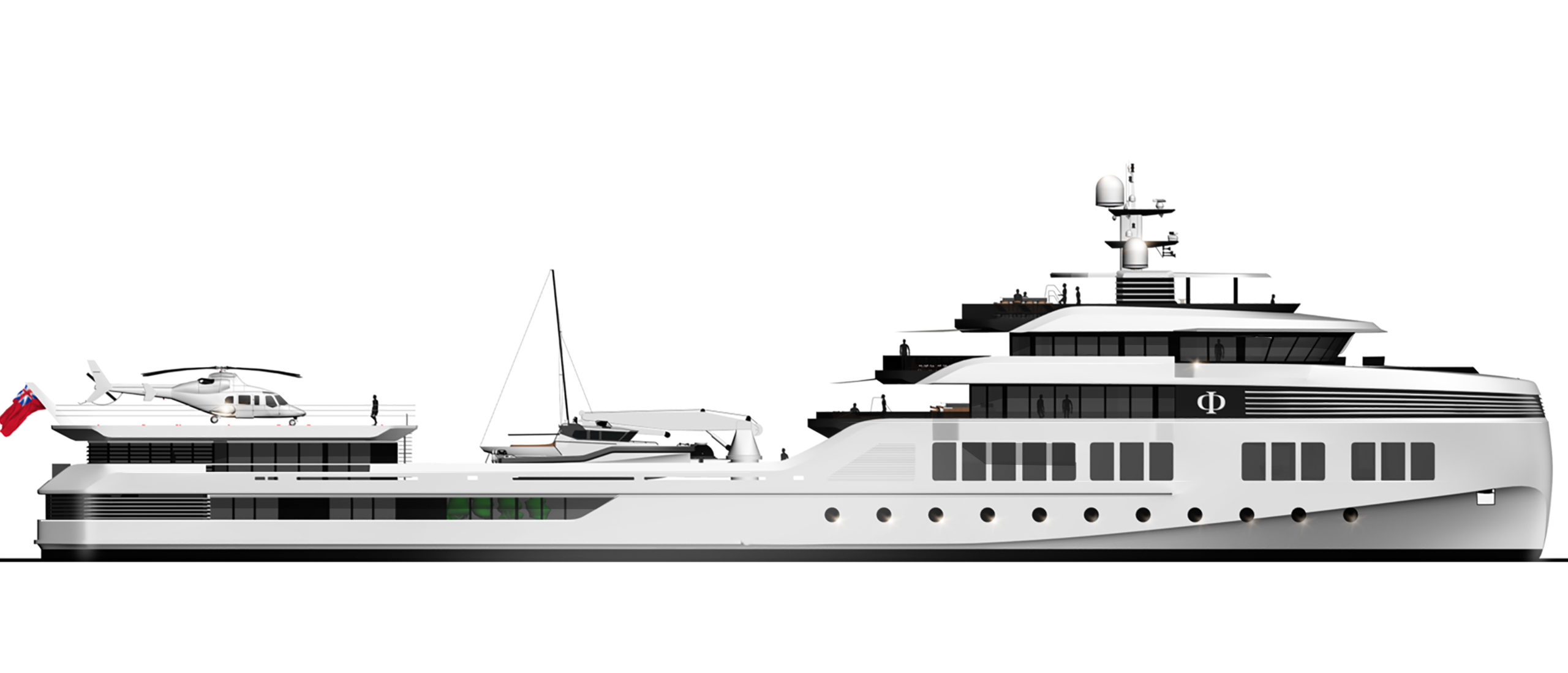88m Eco-concept Utopia at Sea Revealed by Vripack