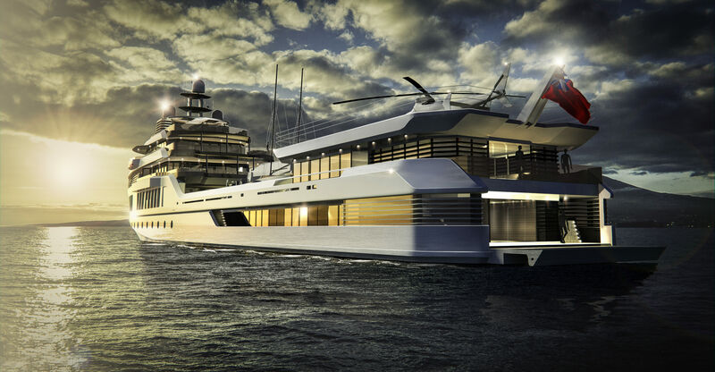 88m Eco-concept Utopia at Sea Revealed by Vripack