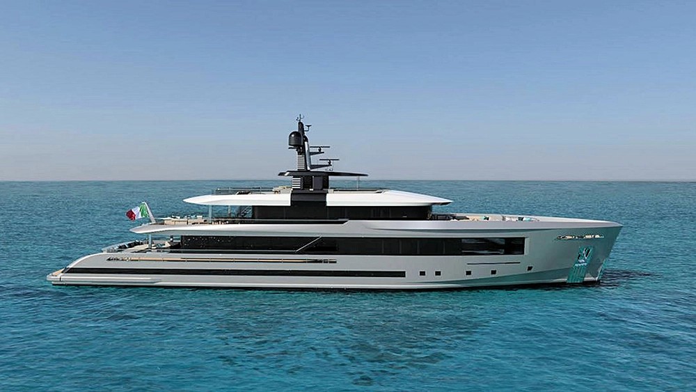 This Rugged 164-Foot Explorer Yacht Can Cover 6,000 Nautical Miles With Elegant Italian Style
