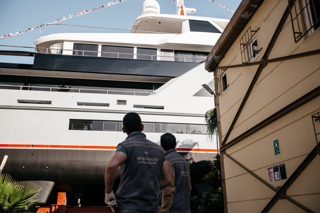 44m B145 Launched by Bering Yachts