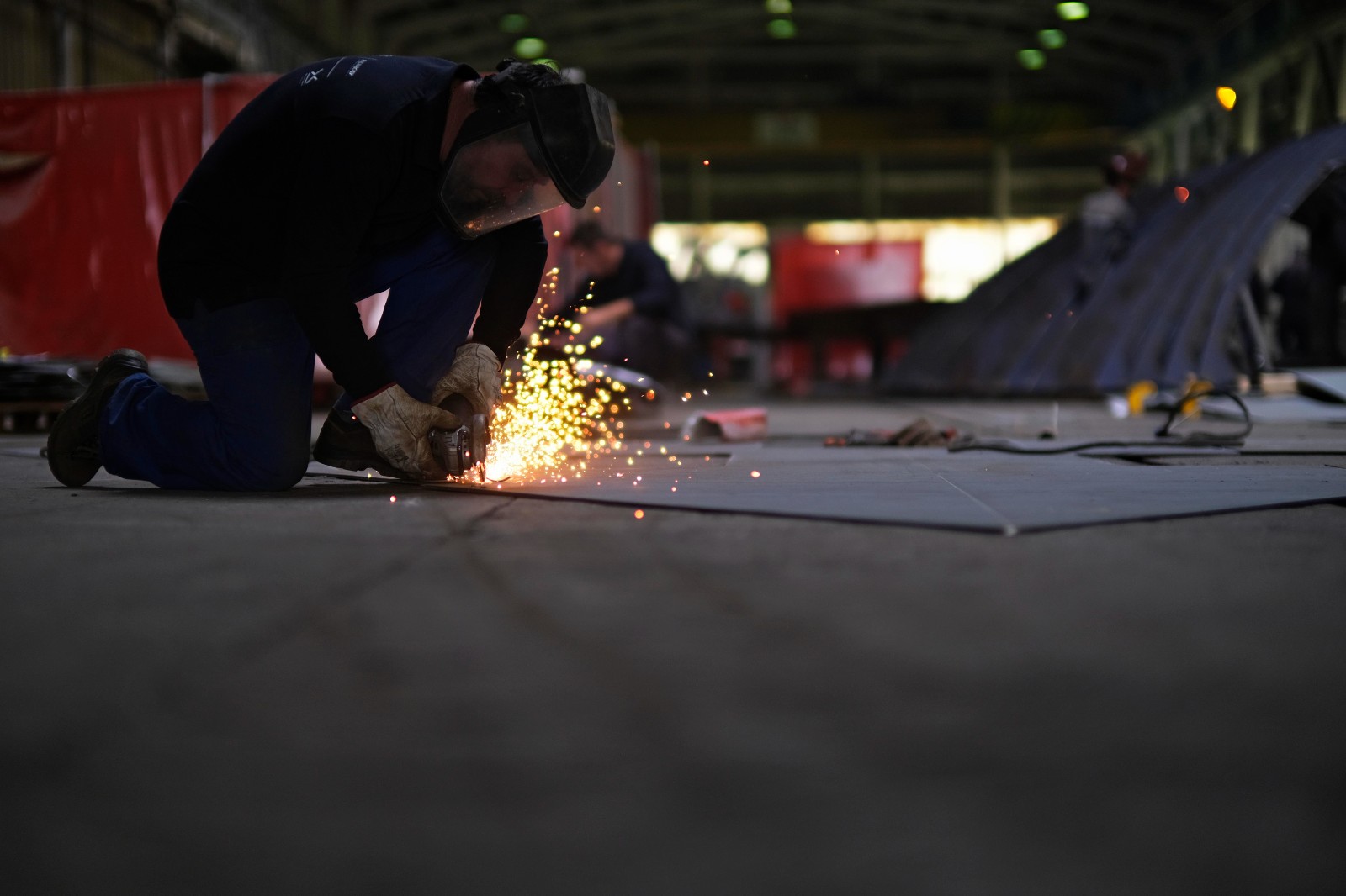 Columbus Crossover 40 Hull Under Construction at Palumbo Superyachts Savona