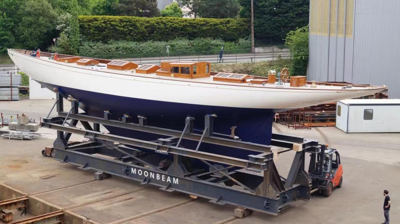 First look: Classic sailing yacht Moonbeam IV emerges from JFA refit