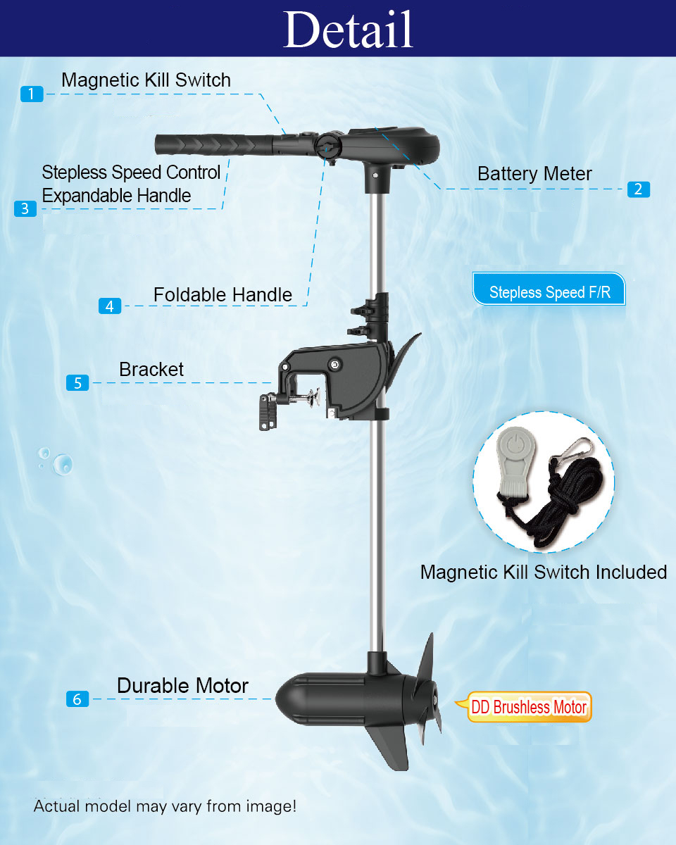 electric trolling motor BRUSHLESS SERIES—50715、50719、50756