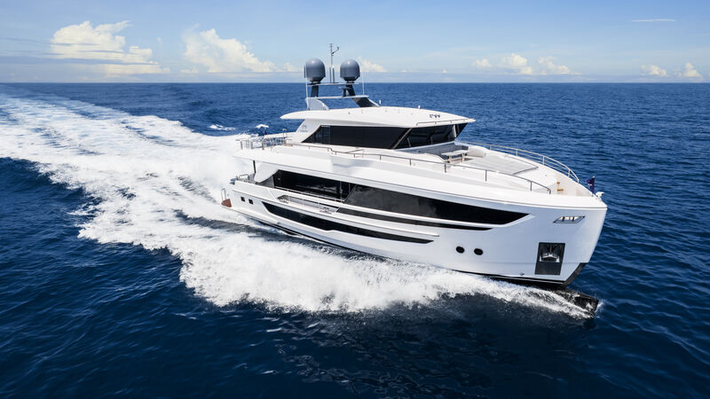 25m FD80 Skyline Launched by Horizon Yachts  YACHT NEWS 25m FD80 Skyline Launched by Horizon Yachts