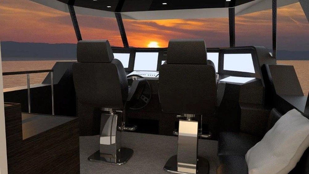 This Innovative New 77-Foot Yacht Has an Expandable Solar ‘Park’ That Powers Engines