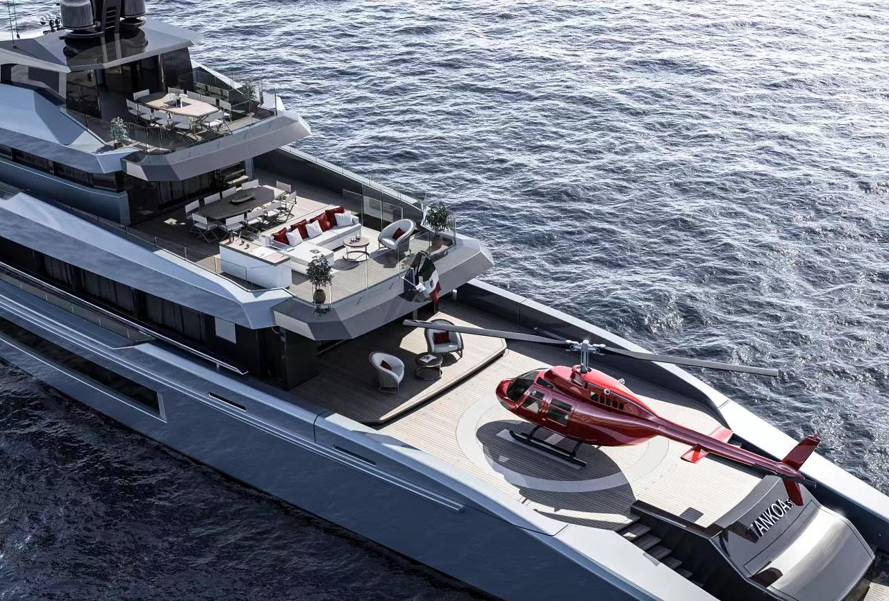 T500 Tethys Explorer Superyacht Unveiled by Tankoa Yachts