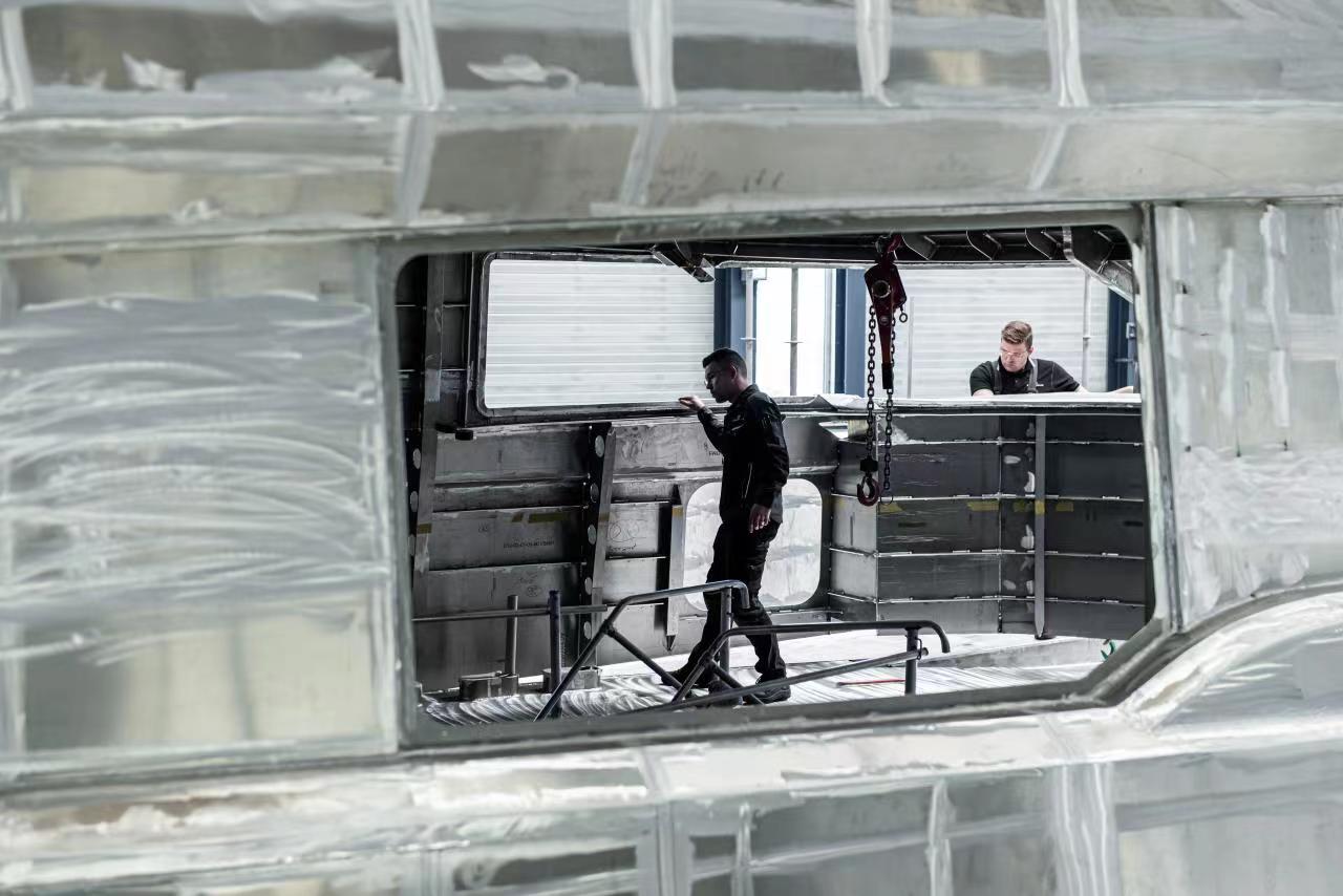 52m Royal Huisman's Project 406 Passes Major Construction Milestone