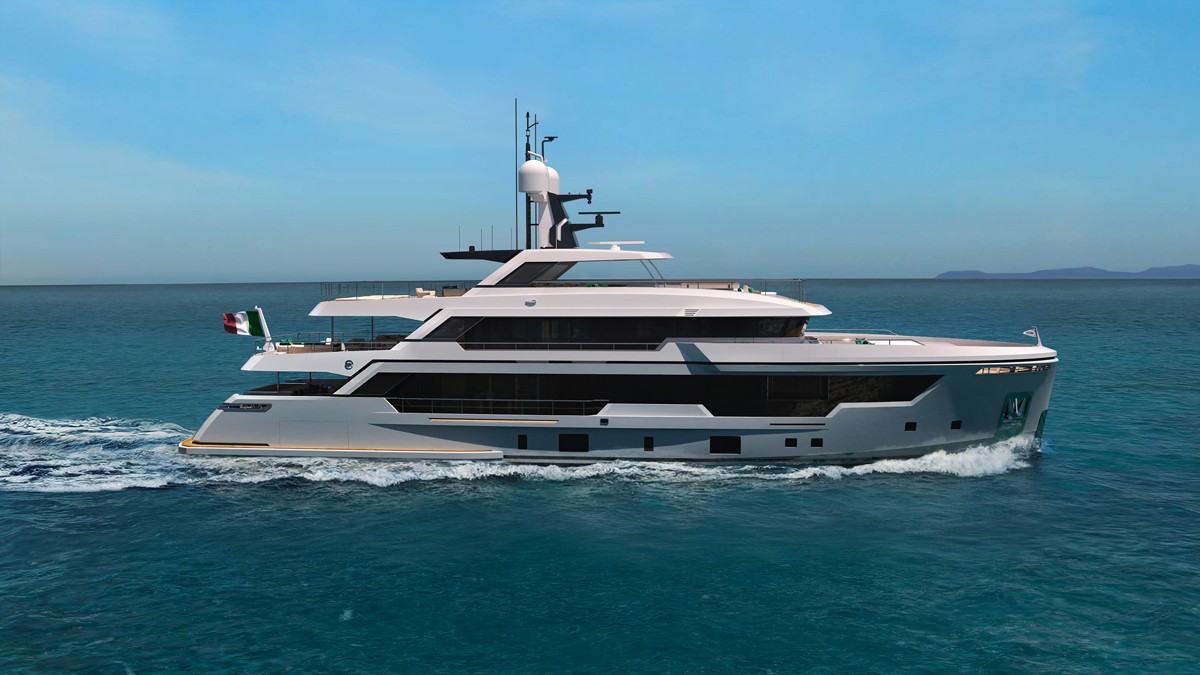 New RSY 40m Explorer Interior Details Revealed by Rosetti Superyachts and Luxury Living Group