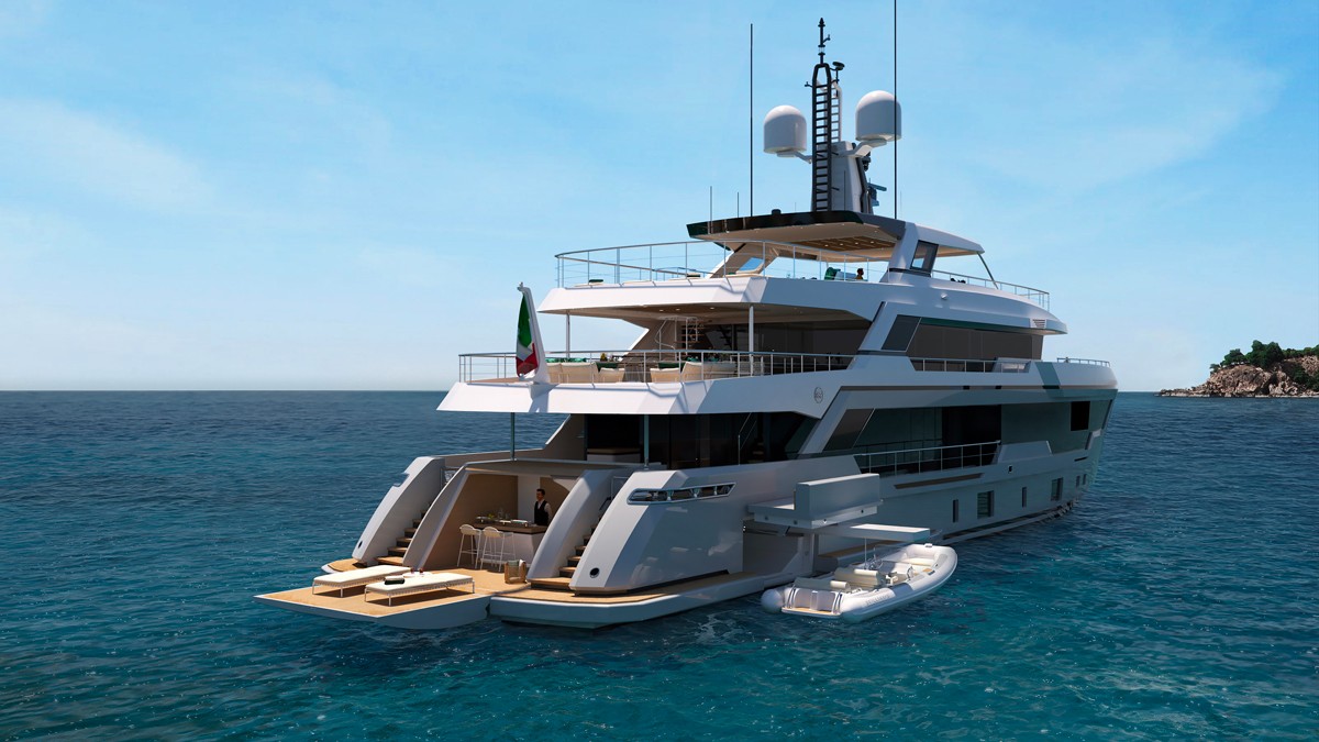 New RSY 40m Explorer Interior Details Revealed by Rosetti Superyachts and Luxury Living Group