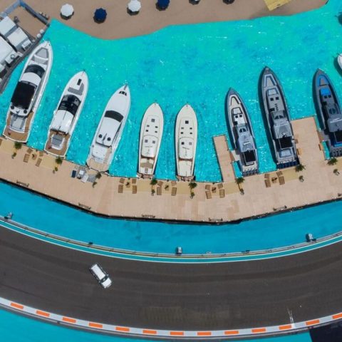 Filippetti Yacht exhibits the 55 Sport at the Formula 1 Grand Prix in Miami