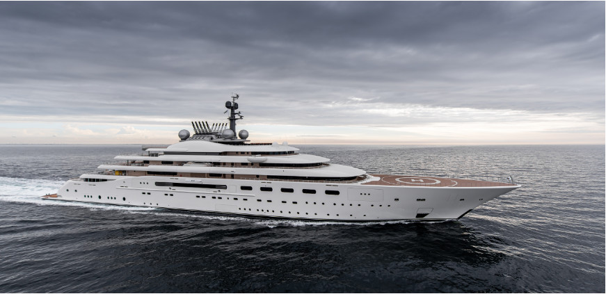 160m Project Blue Delivered by Lürssen