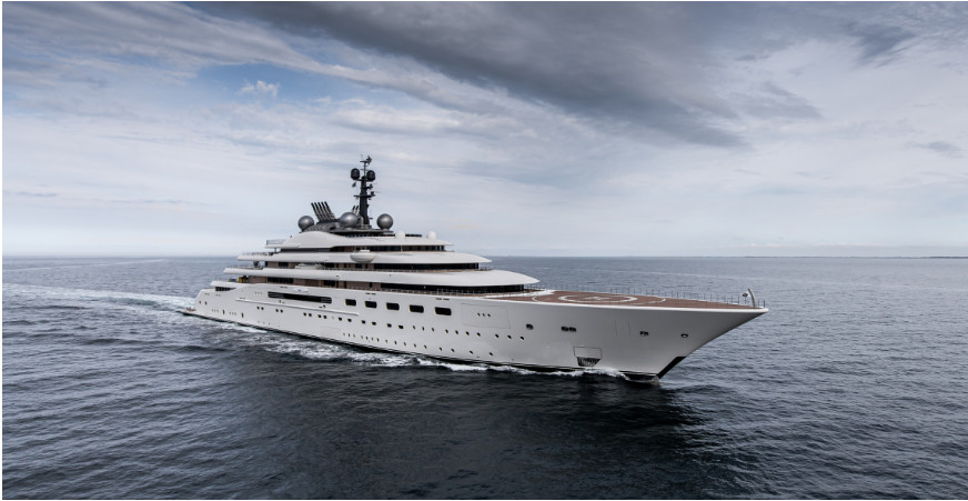 160m Project Blue Delivered by Lürssen