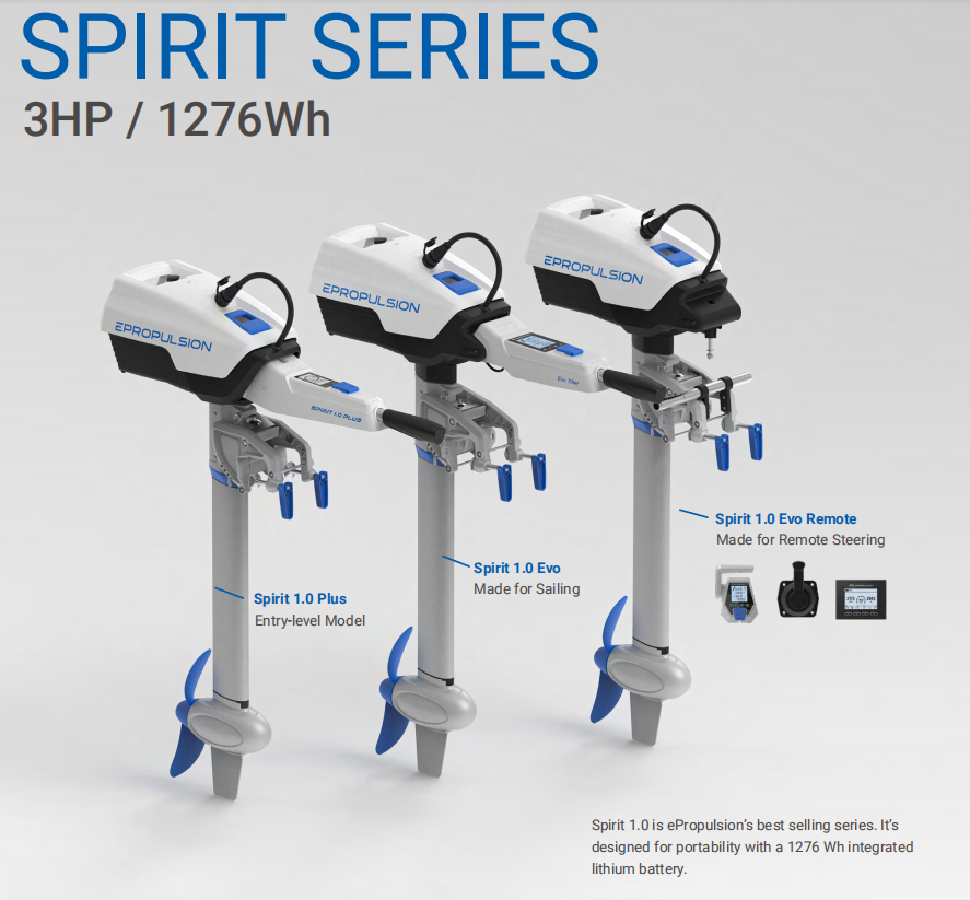 Spirit Series electric outboard motor