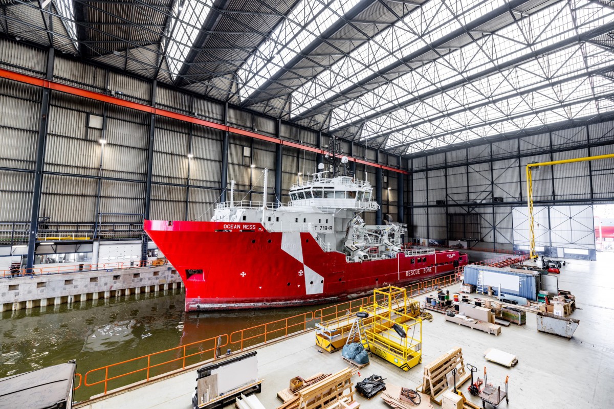 Icon Yachts begins conversion of Offshore Rescue and Support Vessel