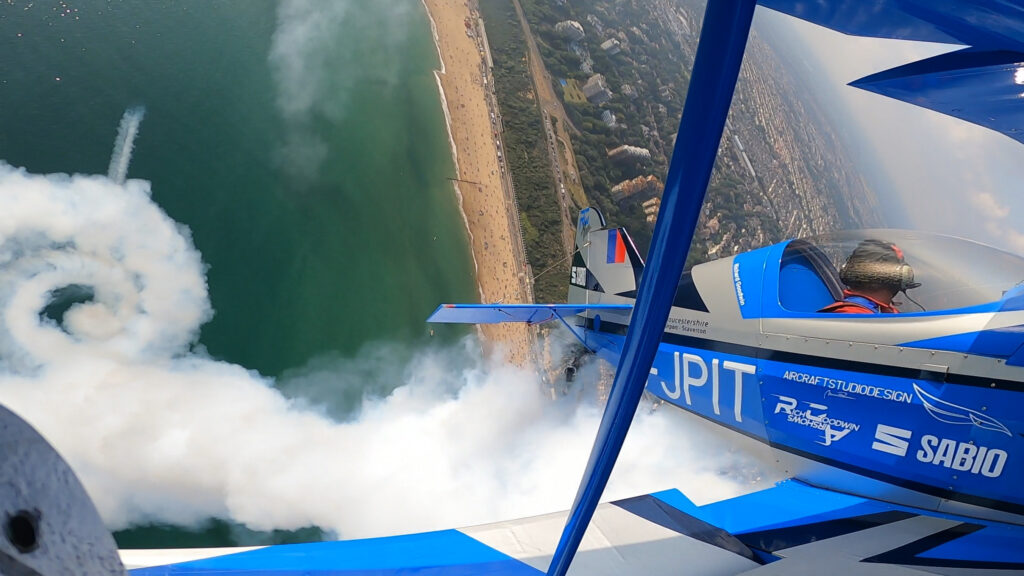 Sunseeker Hawk 38 to challenge aerobatic plane at Bournemouth Air Festival