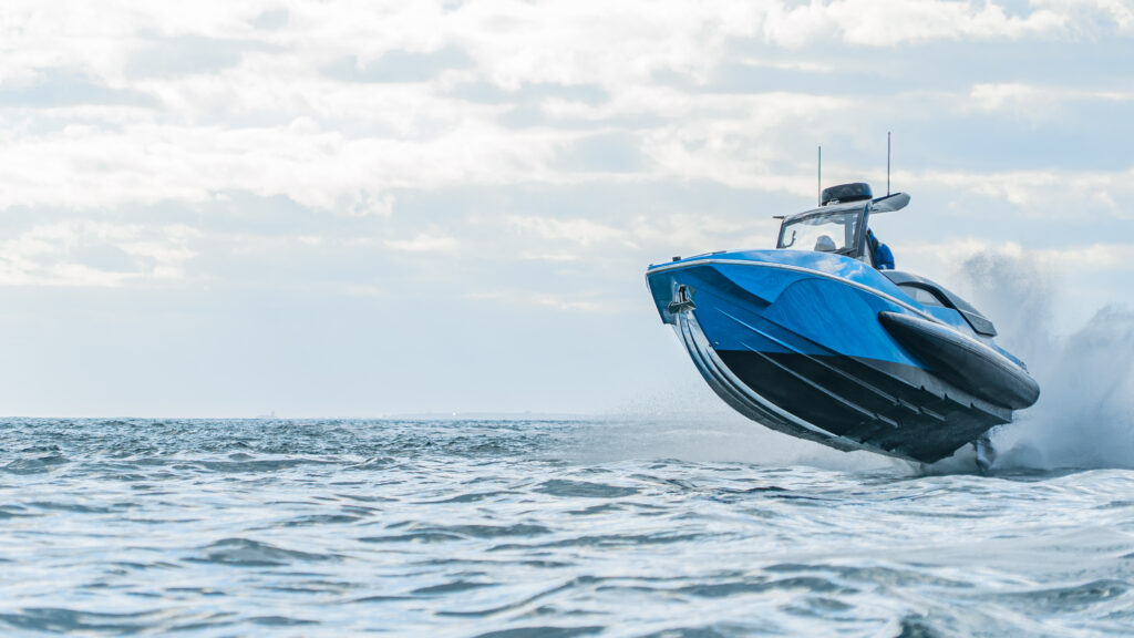 Sunseeker Hawk 38 to challenge aerobatic plane at Bournemouth Air Festival