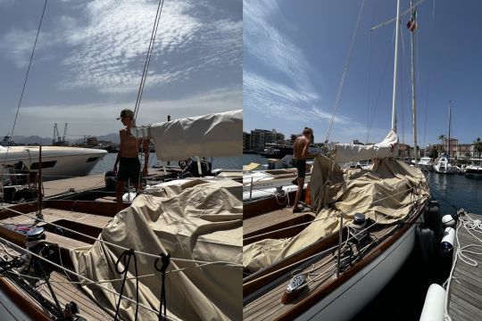 How to make a protective tarp for wintering a sailboat ?