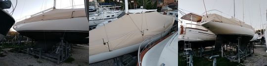 How to make a protective tarp for wintering a sailboat ?
