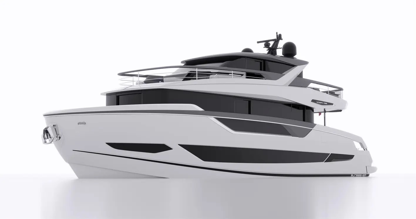 27m Ocean 182 and 25m Ocean 156 Unveiled by Sunseeker