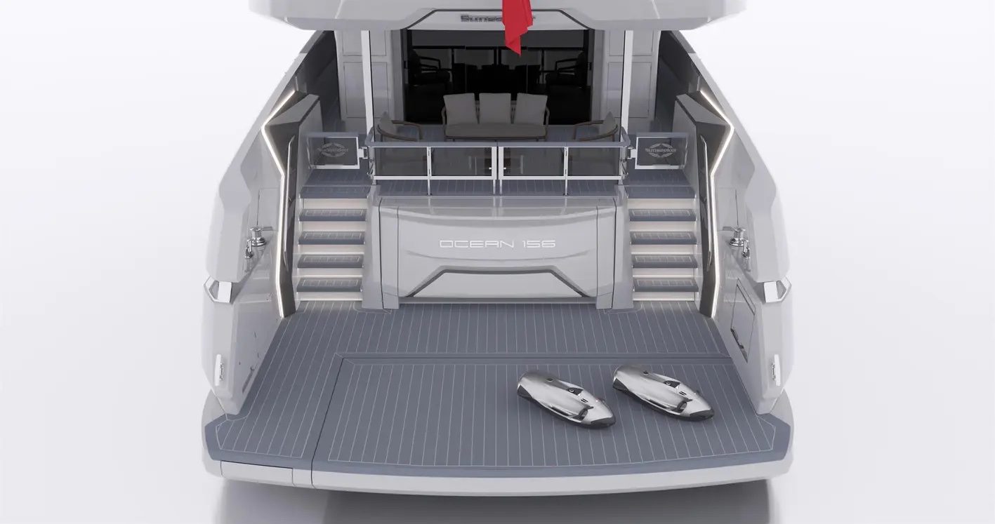 27m Ocean 182 and 25m Ocean 156 Unveiled by Sunseeker