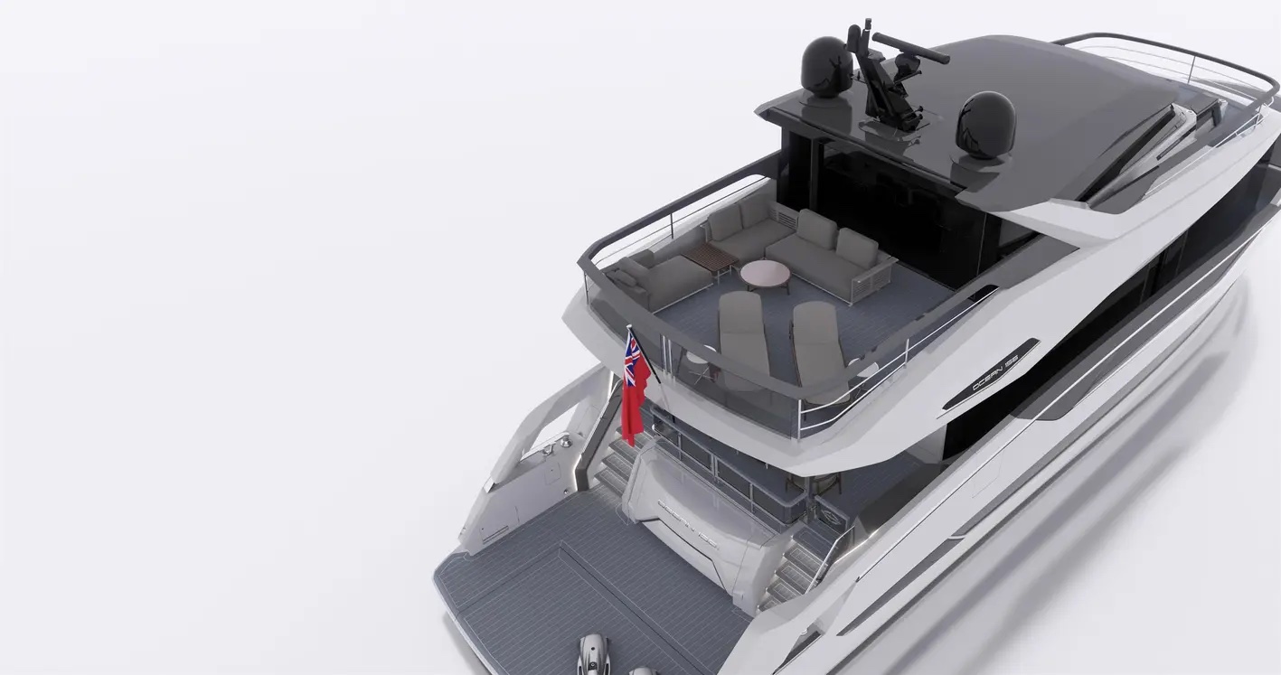 27m Ocean 182 and 25m Ocean 156 Unveiled by Sunseeker
