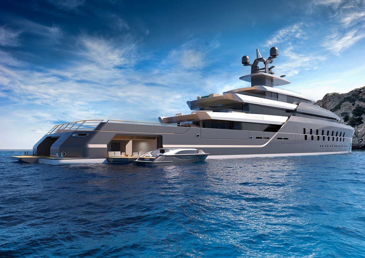 80m Explorer Concept Revealed by Vitruvius Yachts