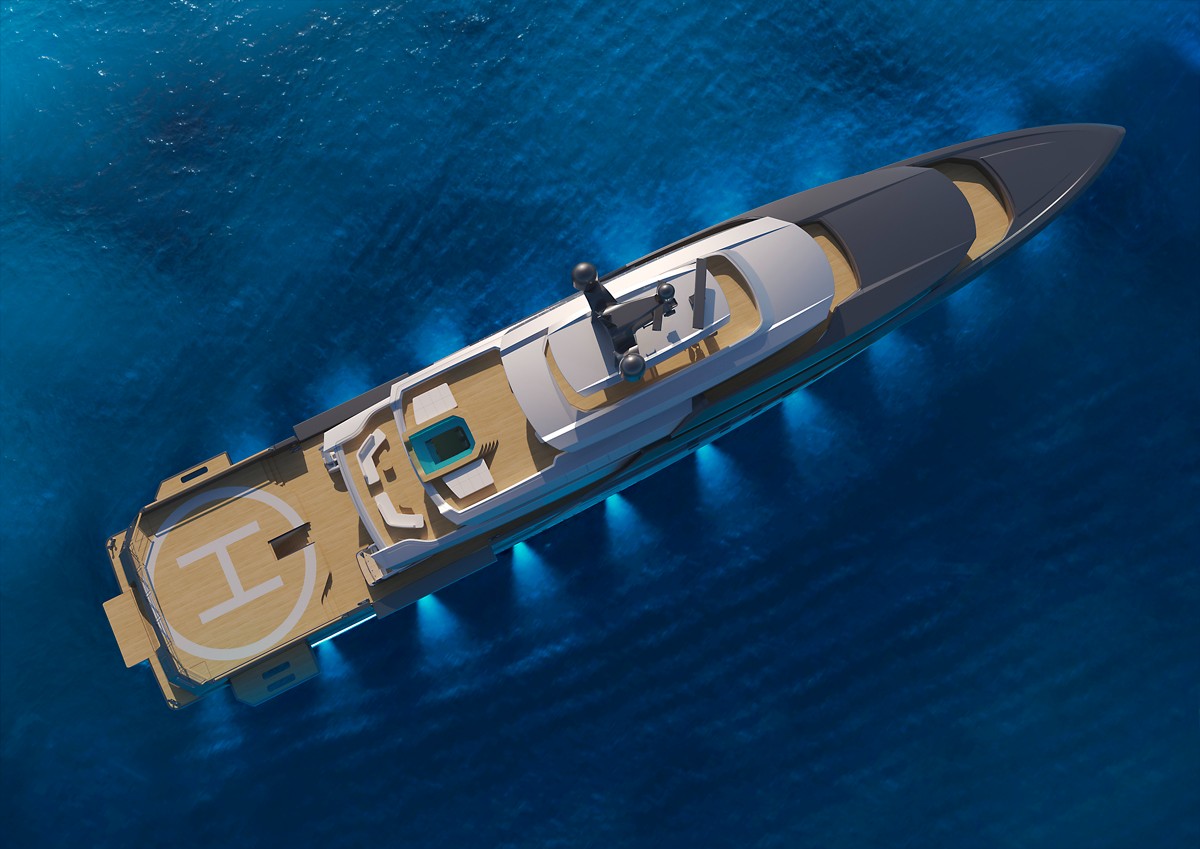 80m Explorer Concept Revealed by Vitruvius Yachts