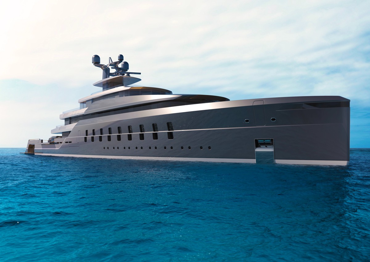 80m Explorer Concept Revealed by Vitruvius Yachts