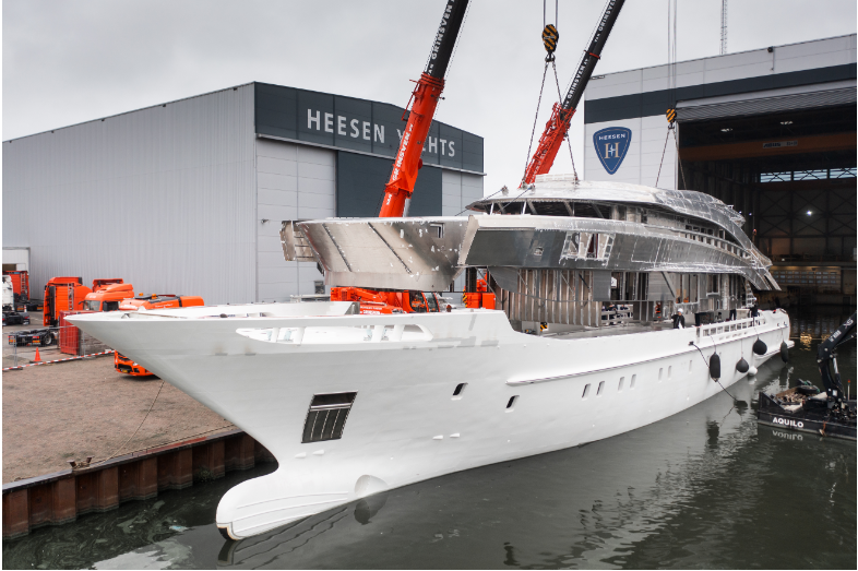 Heesen Has Joined the Hull and Superstructure of YN 20150 Project Oslo24