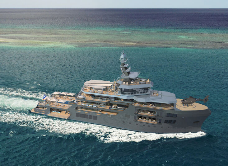 70m Project Ufo Revealed by Icon Yachts
