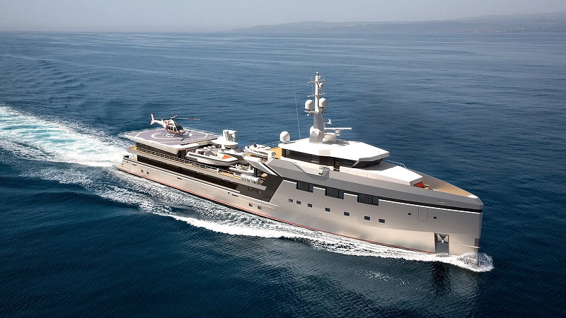 Damen Yachting launches 75m custom support vessel
